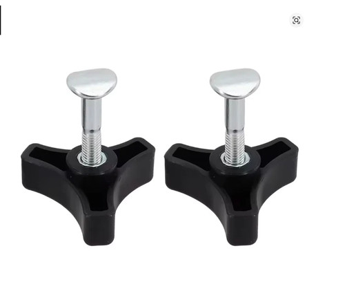 2pcs triangle handle knob nut - triangle,