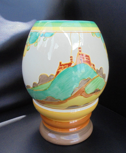 Clarice cliff vase shape 362 - clarice,