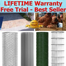 Chicken Run Fencing Crop Protection Net Garden Border Fence Metal Roll Wire Mesh