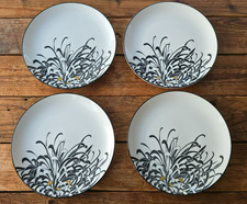 Denby Monsoon Chrysanthemum 22cm Side / Sandwich Plates x 4