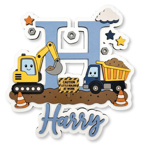 Personalised construction name - construction,