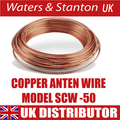 Copper antenna wire 50m reel - wire,
