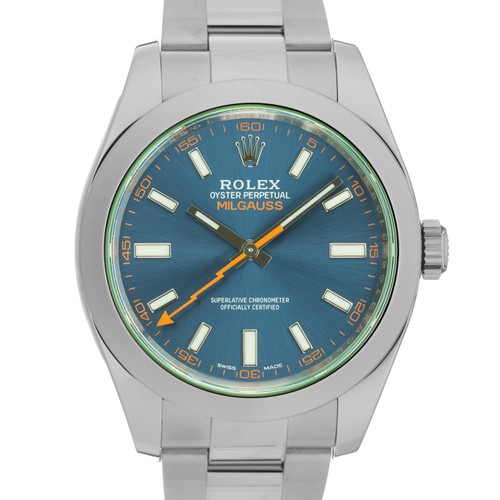 Rolex milgauss 116400gv - milgauss, z-blue