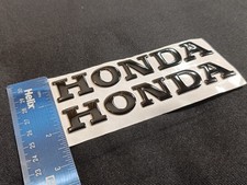 2 x HONDA BLACK Decals