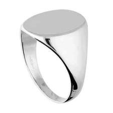 Sterling silver gents - silver, ring