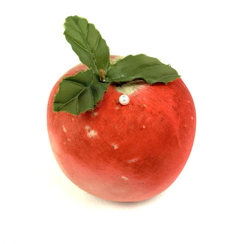 Antique silk apple - apple, cushion