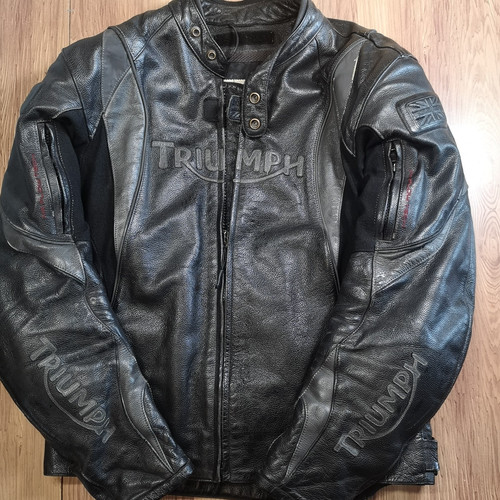 Triumph leather motorcycle - leather,