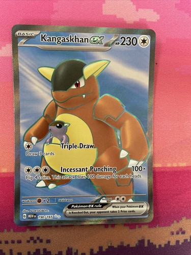 Pokemon card kangaskhan - kangaskhan, ex