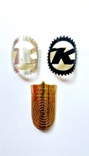 KONA BIKE HEAD BADGE DECAL STICKER 3M ALUMINIUM REPLICA MTB MOUNTAIN BICYCLE