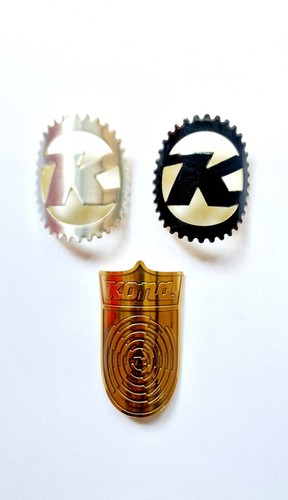 Kona bike head badge - bike,