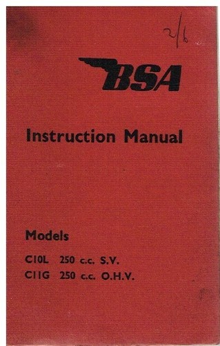 Bsa c10l 250cc - c10l,
