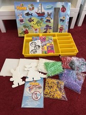 Hama Beads Set Beads Ironing Paper Boards Inspiration Book