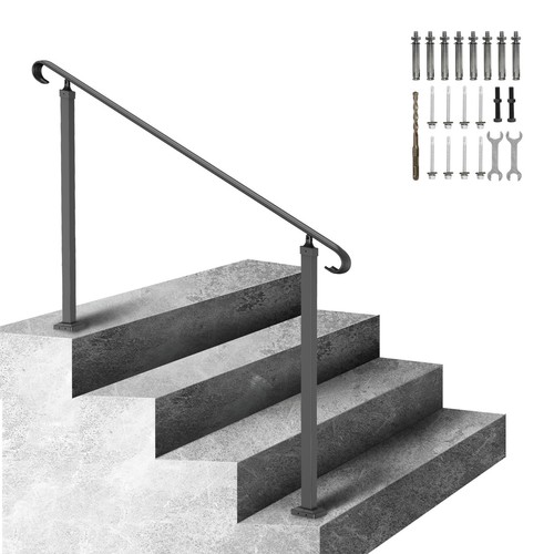 Vevor wrought iron handrail - wrought,