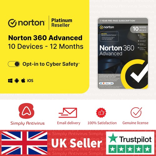 Norton 360 advanced - 360, antivirus
