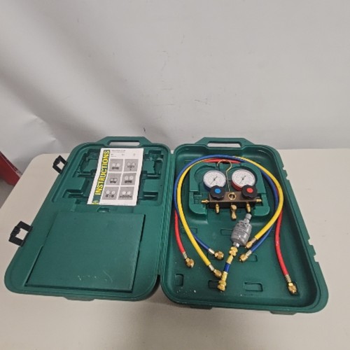 Refco manifold gauge set with - manifold,