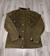 Barbour Steve McQueen Men’s Wax Jacket Size Large (more a S/M) see description 