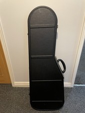 Hiscox Liteflite Standard Electric Guitar Hard Case – Red Plush Interior – Black