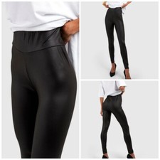 WOMENS LADIES  LEATHER LOOK PU