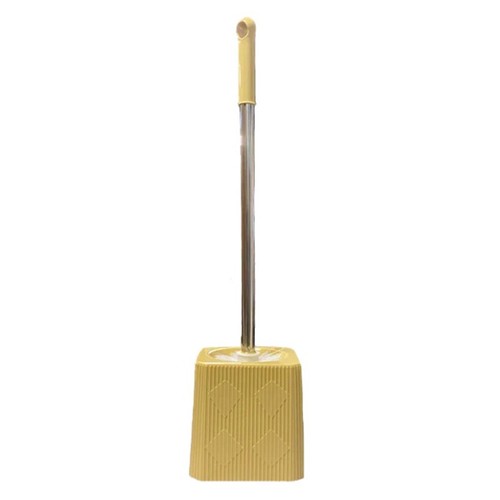 Toilet brush with square stand - with,