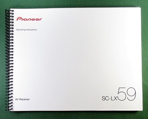 Pioneer lx59 instruction - pioneer,