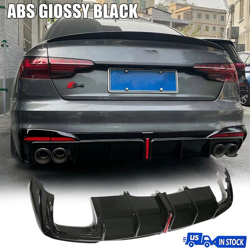 Abs gloss black rear bumper - abs,