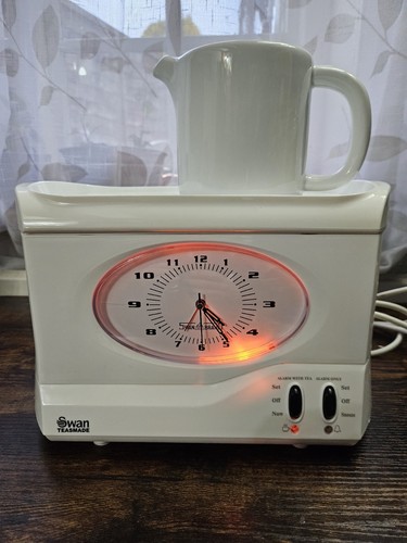 Swan teasmade white - swan, alarm