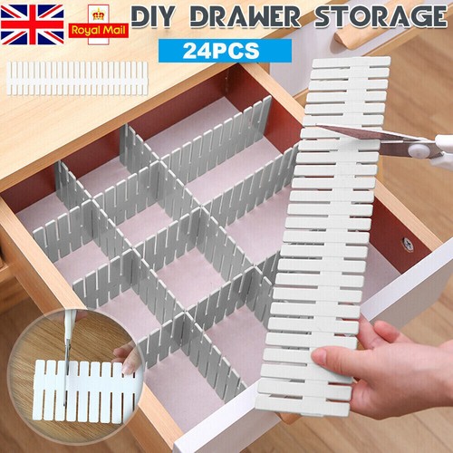 24pcs diy drawer divider - 24pcs,