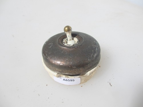 Antique brass ceramic light - antique, &