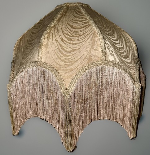 Antique fabric fringed - antique, lamp