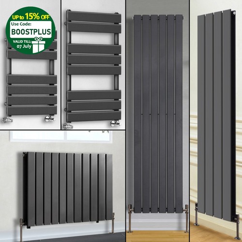 Anthracite flat panel bathroom - anthracite,
