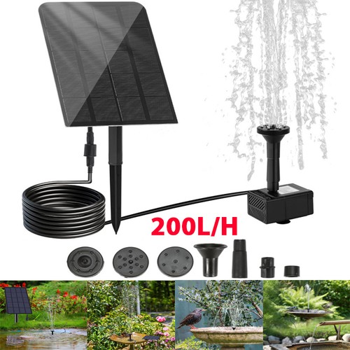 Solar panel powered water pump - panel,