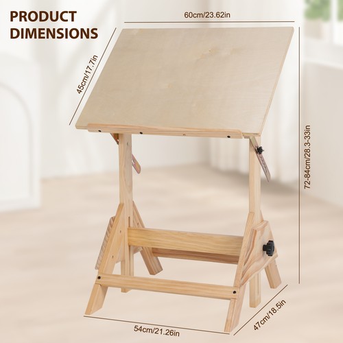 Art craft desk - drafting, table
