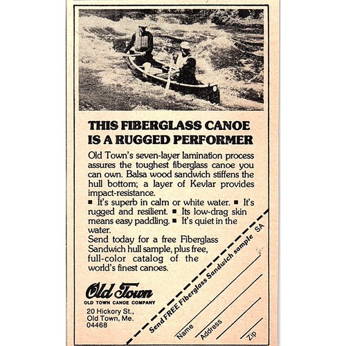Old town canoe company - old,