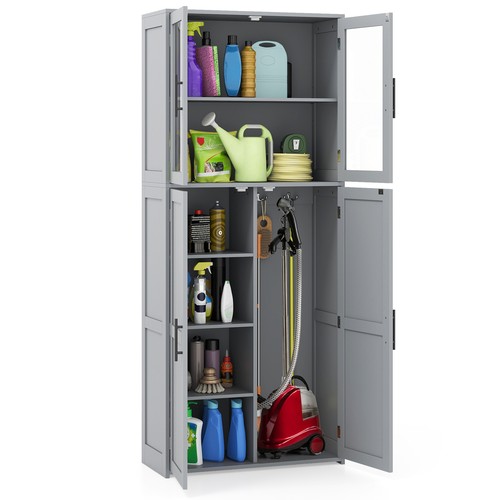 Costway broom closet storage - broom,