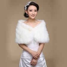  Cape Fur Bolero Wedding Faux