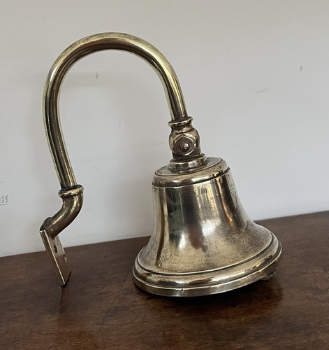 Antique brass ship bell - antique,