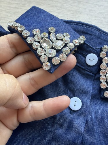Denim detachable style collar - detachable,
