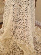 Cream Floral Cotton Lace 3