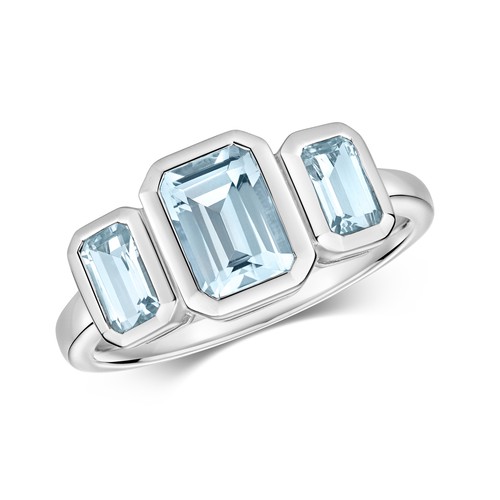 9ct carat white gold ring - 9ct,