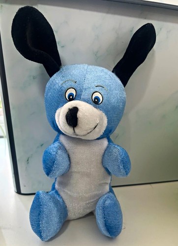 Cuddle crew blue white bunny - &,