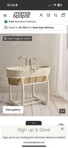 Mamas papas moses basket - papas,