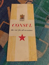 Ford Consul Mark 1 Brochure 1954 VGC FREE POST Mk1 Leaflet Five Star Car