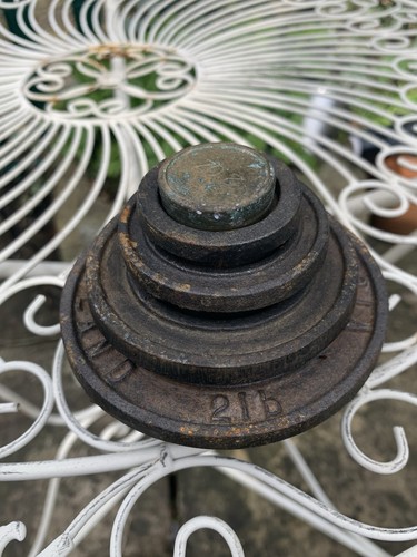 Job lot old scale weights - job, of