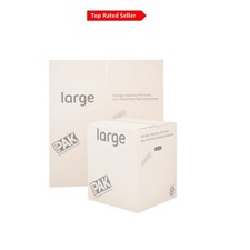 Ultimate 116L Recyclable Cardboard Storage Boxes - Large 7 Pack with Handles