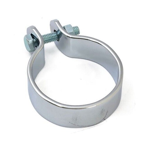 Inch chrome exhaust - inch, (51mm)