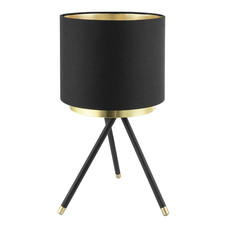 Black Tripod Table Lamp with