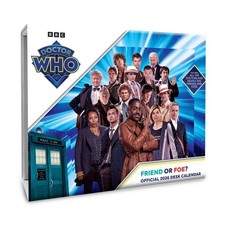 2026 Calendar Doctor Who Page to View BBC Block Desk Calendar Official Product