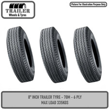 Heavy Duty Trailer 8 Inch Tyre
