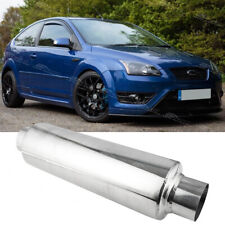 For Ford Focus ST225 RS 3" In/Out 12" Car Exhaust Resonator Muffler Deep Tone