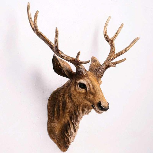 Handmade faux deer - handmade, head